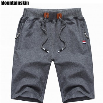 Mountainskin 2018 Solid Mens Shorts 6XL Summer Mens Beach Shorts Cotton Casual Male Shorts homme Brand Clothing SA210