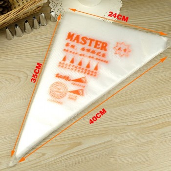 10PCS/Lot Large Size Disposable Icing Piping Cream Pastry Bag Fondant Cream Cake Decorating Bag Dessert Decorators Cake Tool