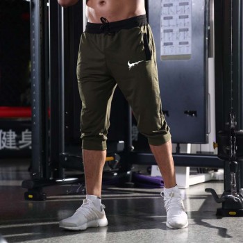 2019 Summer New Mens shorts Printed Casual Fashion Jogger Knee Length Sweatpants Man Fitness Drawstring shorts