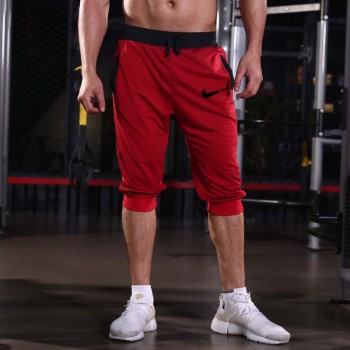 2019 Summer New Mens shorts Printed Casual Fashion Jogger Knee Length Sweatpants Man Fitness Drawstring shorts