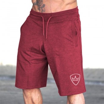 Men 2018 Summer New Loose Cotton Shorts Man Gyms Fitness Knee Length Sweatpants Male Jogger Workout Crossfit Brand Short Pants