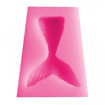NEW Mermaid Tail Fondant Cake Moulds Silicone Mold Cake Decorating Baking Tools Handmade Soap Mold Fish Fork tail
