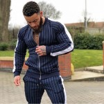 2018 New Mens Autumn Hoodies Tracksuit Set Male Sweatshirt Sweatpants Multi-pocket Fashion Trousers High Street Jackets Sets