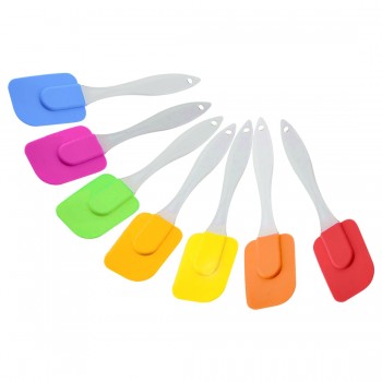 1pc Silicone Spatula Baking Scraper Cream Butter Handled Cake Spatula Cooking Cake Brushes Kitchen Utensil Pastry Tools