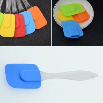 1pc Silicone Spatula Baking Scraper Cream Butter Handled Cake Spatula Cooking Cake Brushes Kitchen Utensil Pastry Tools
