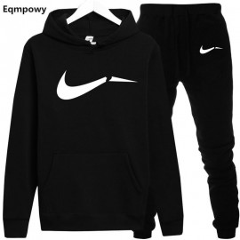 Winter Autumn Hoodie sweater jacket+ joggers sweatpants man printing suits sportwear Tracksuit Fight Color