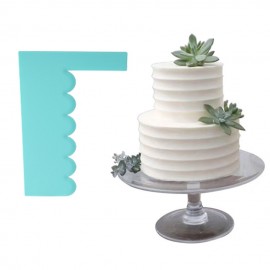 1Pc Cake Scraper Fondant Mousse Cream Spatula Edge Smoother Kitchen Cake Pastry Mold Baking Decorating Tools Free Shipping