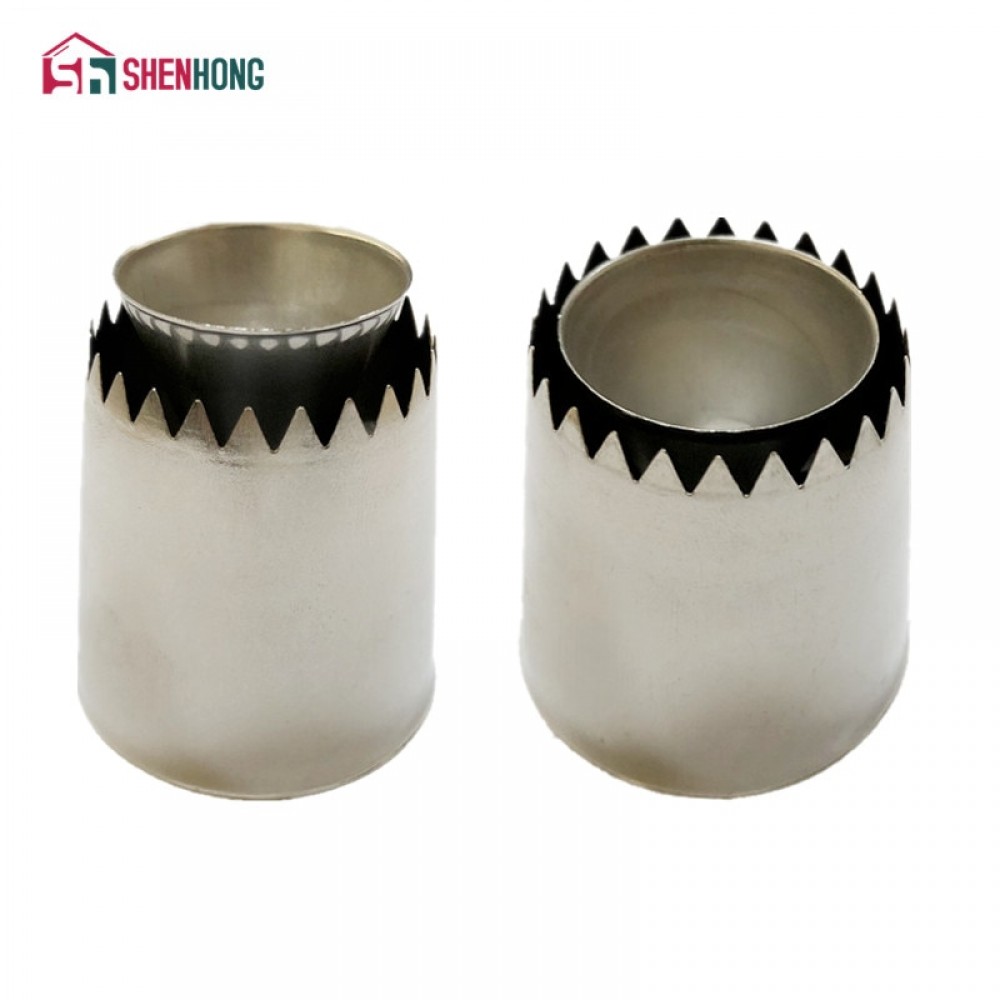 SHENHONG Sulta Ne Ring Cookies Mold Icing Piping Nozzles Sultan tube Stainless Steel Russian Cake Pastry Tips Dessert Decorators