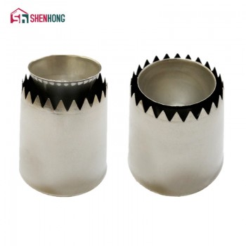 SHENHONG Sulta Ne Ring Cookies Mold Icing Piping Nozzles Sultan tube Stainless Steel Russian Cake Pastry Tips Dessert Decorators