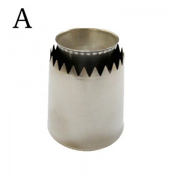 SHENHONG Sulta Ne Ring Cookies Mold Icing Piping Nozzles Sultan tube Stainless Steel Russian Cake Pastry Tips Dessert Decorators