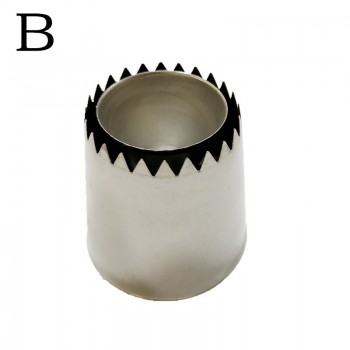 SHENHONG Sulta Ne Ring Cookies Mold Icing Piping Nozzles Sultan tube Stainless Steel Russian Cake Pastry Tips Dessert Decorators