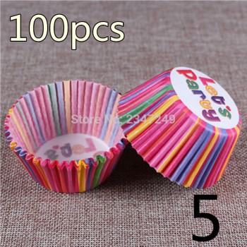 50/100 pcs cupcake liner baking cup cupcake paper muffin cases Cake box Cup tray cake mold decorating tools