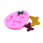 3D Silicone Mold Butterfly Shaped Fondant Cake Mold Soap Mould Bakeware Baking Cooking Tools Sugar Cookie Jelly Pudding Decor