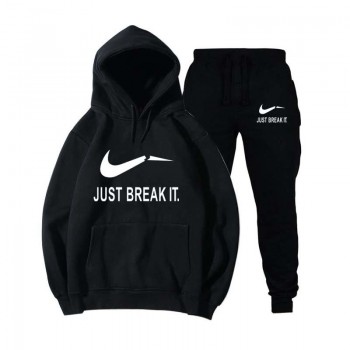 Men Tracksuits with Pants New Gyms Set Thicken Fleece Male Autumn Two Piece Clothing Casual Track Suit Sportswear Sweatsuits