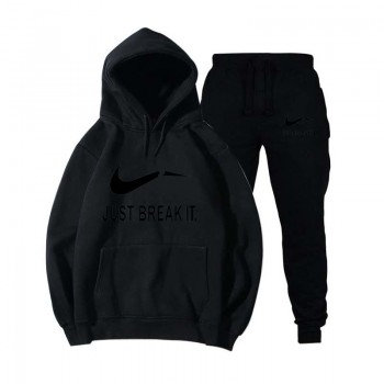 Men Tracksuits with Pants New Gyms Set Thicken Fleece Male Autumn Two Piece Clothing Casual Track Suit Sportswear Sweatsuits