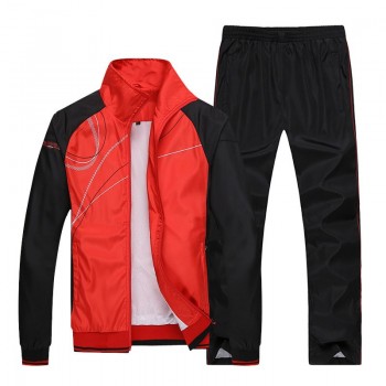 New Mens Set Spring Autumn Men Sportswear 2 Piece Set Sporting Suit Jacket+Pant Sweatsuit Tracksuit outwear Student uniform