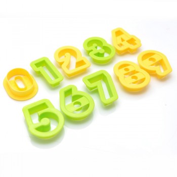 New Set NEW BIG Alphabet Number Letter Font Plastic Cookie Cutter Fondant Tool Baking Cake Mold Decorating Press Pastry DIY