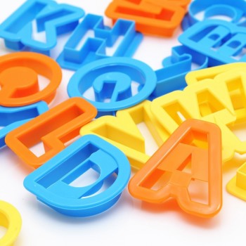 New Set NEW BIG Alphabet Number Letter Font Plastic Cookie Cutter Fondant Tool Baking Cake Mold Decorating Press Pastry DIY