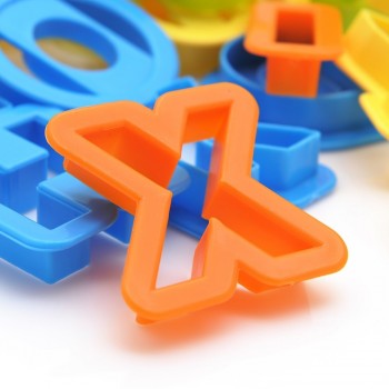 New Set NEW BIG Alphabet Number Letter Font Plastic Cookie Cutter Fondant Tool Baking Cake Mold Decorating Press Pastry DIY