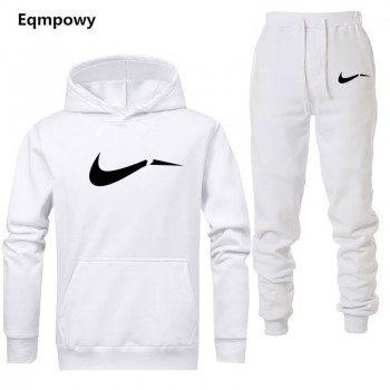 Tracksuit Men 2018 Autumn Fashion Casual Mens Track Suit Long Sleeve Hoodies Sweatshirt+Pants Casual Mens 2 Piece Set