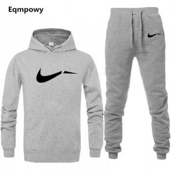 Tracksuit Men 2018 Autumn Fashion Casual Mens Track Suit Long Sleeve Hoodies Sweatshirt+Pants Casual Mens 2 Piece Set