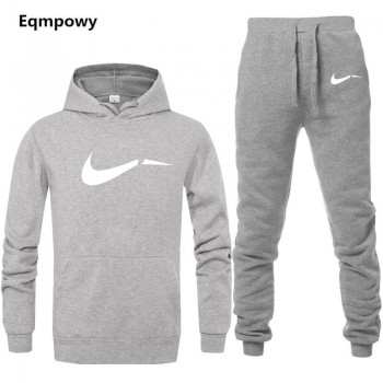Tracksuit Men 2018 Autumn Fashion Casual Mens Track Suit Long Sleeve Hoodies Sweatshirt+Pants Casual Mens 2 Piece Set