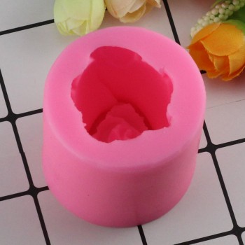 Mujiang 3D Rose Flowers Silicone Molds Soap Candle Fondant Moulds Candy Chocolate Gumpaste  Icecream Clay Cake Decorating Tools