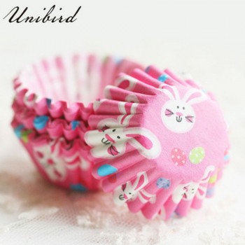 Unibird 100Pcs Mini Muffin Cupcake Paper Cups Chocolate Fandont Tray Pastry Decoration Tools Liner Cake Mould Party Home DIY