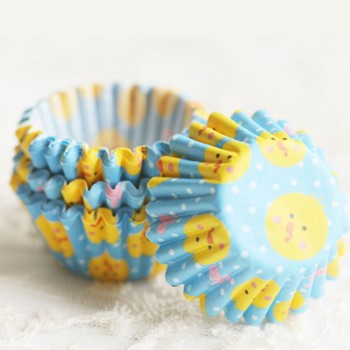 Unibird 100Pcs Mini Muffin Cupcake Paper Cups Chocolate Fandont Tray Pastry Decoration Tools Liner Cake Mould Party Home DIY