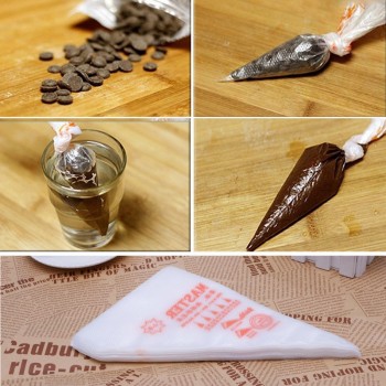 100Pcs/50pcs/30pcs Pack S Size Disposable Piping Bag Icing Fondant Cake Cream Decorating Pastry Tip Tool