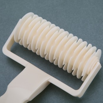 S/L Dough Roller Knife Pie Pizza Cookie Cutter Pastry Plastic Baking Tools Bakeware Embossing Dough Roller Lattice Cutter Craft