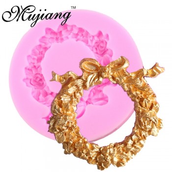 DIY Mirror Fondant Cake Decorating Tools Frame  Cupcake Chocolate Wedding Cake Border Silicone Molds Kitchen Baking Moulds