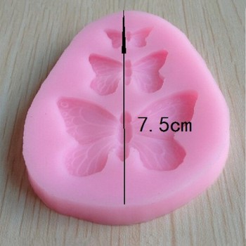Mini Butterfly Lace Silicone Handmade Fondant/Cake Decorating DIY Mold Free Shipping Q1iQ