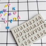 Creative Letters Alphabet Silicone Mold Uppercase Fondant Cake Decorating Tools Gumpaste Chocolate Fimo Clay Candy Moulds