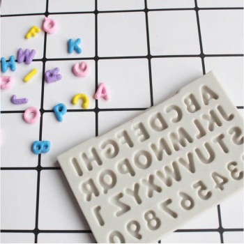 Creative Letters Alphabet Silicone Mold Uppercase Fondant Cake Decorating Tools Gumpaste Chocolate Fimo Clay Candy Moulds