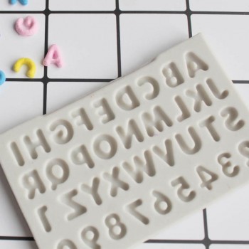 Creative Letters Alphabet Silicone Mold Uppercase Fondant Cake Decorating Tools Gumpaste Chocolate Fimo Clay Candy Moulds