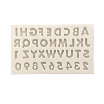 Creative Letters Alphabet Silicone Mold Uppercase Fondant Cake Decorating Tools Gumpaste Chocolate Fimo Clay Candy Moulds