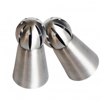 Dessert Decorators Russian Ball Nozzles Flower Fondant Icing Piping Tip Cream Torch Durable Ball Nozzles Stainless Steel