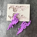 Cake Decorating Tools Chocolate Gumpaste Mold Cake decorating Tools Border European Relief Silicone Mold Fondant Mold
