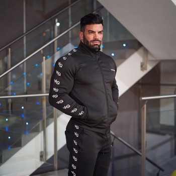 GYMOHYEAH Mens Sets Fashion Sportswear Tracksuits Sets Mens GYMS Hoodies+Pants casual Outwear Suits Chandal Hombre Completo