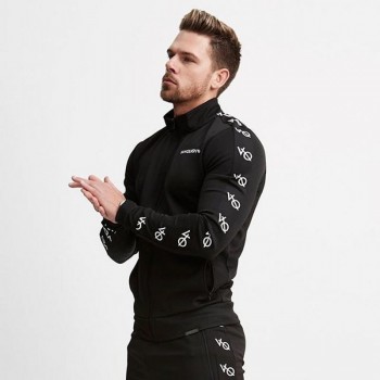 GYMOHYEAH Mens Sets Fashion Sportswear Tracksuits Sets Mens GYMS Hoodies+Pants casual Outwear Suits Chandal Hombre Completo