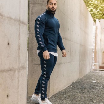 GYMOHYEAH Mens Sets Fashion Sportswear Tracksuits Sets Mens GYMS Hoodies+Pants casual Outwear Suits Chandal Hombre Completo