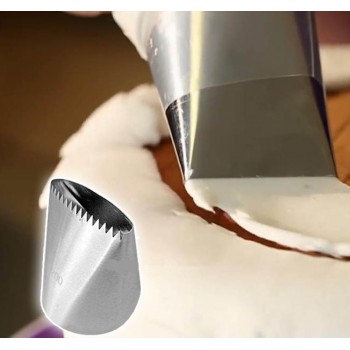 Extra Large Icing Piping Nozzles Cake Decorating Pastry Tip Sets Fondant Cake Tools Steel Nozzle Set DIY Cake Decorating Tips Se