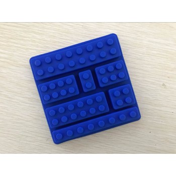 1PCS Lego Brick Blocks Shaped Rectangular DIY Chocolate Silicone Mold Ice Cube Tray Cake Tools Fondant Moulds