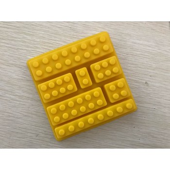 1PCS Lego Brick Blocks Shaped Rectangular DIY Chocolate Silicone Mold Ice Cube Tray Cake Tools Fondant Moulds