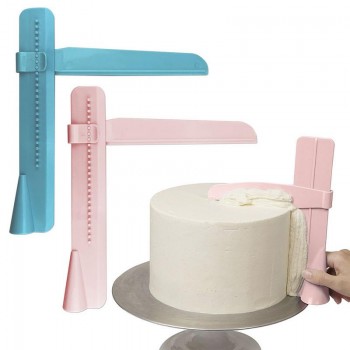 Cake Scraper Smoother Adjustable DIY Fondant Spatulas Device Cake Decorating Kitchen Accessories Spatula