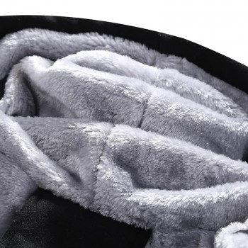 2019 Thicken Men Tracksuit Set Cardigan Winter Fleece Hood Jacket+Pants Sweatshirts Male 2 Piece Set Hoodies Sporting Suit Coat