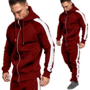 2019 Autumn Winter Sport outdoor Suits Men Hoodies Sets S-3XL Big Size Men Gym Sportswear Running Jogging Suit Male Tracksuit