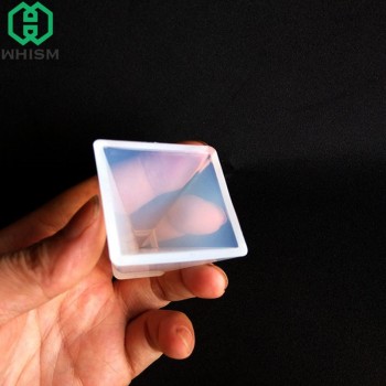 WHISM Cake Mold Silicone Molds For Jewelry Pyramid Charms Pendants Making Tool Handmade Crystal Epoxy Resin Molds 20/30/40/50mm
