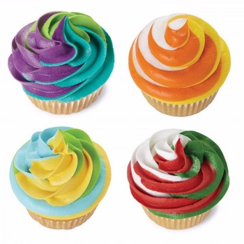 Icing Piping Bag Nozzle Converter Tri-color Cream Coupler Cake Decorating Tools For Cupcake Fondant Cookie 3 Hole